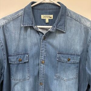 DapperBoi Indigo Wash Denim Shirt- Size Large